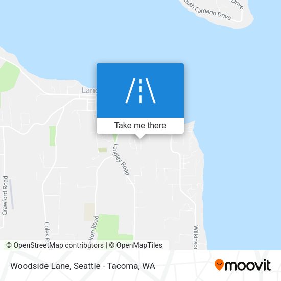 Woodside Lane map