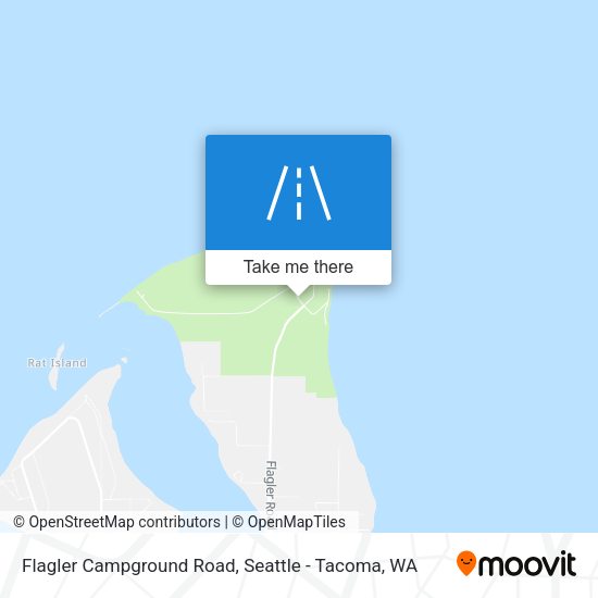 Flagler Campground Road map