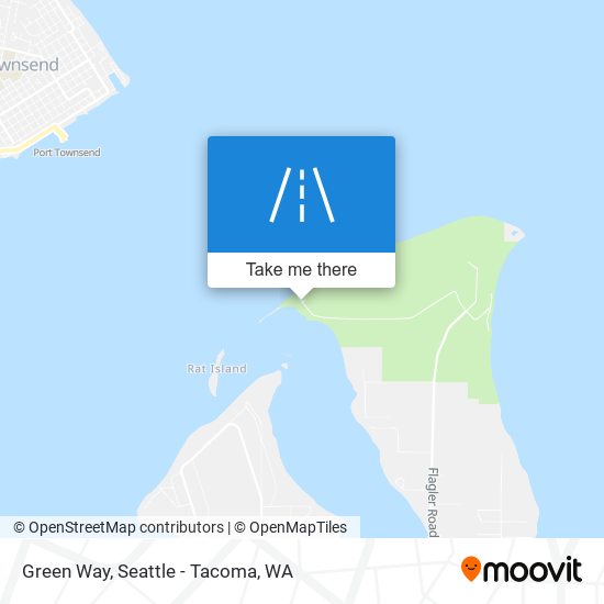 Green Way map
