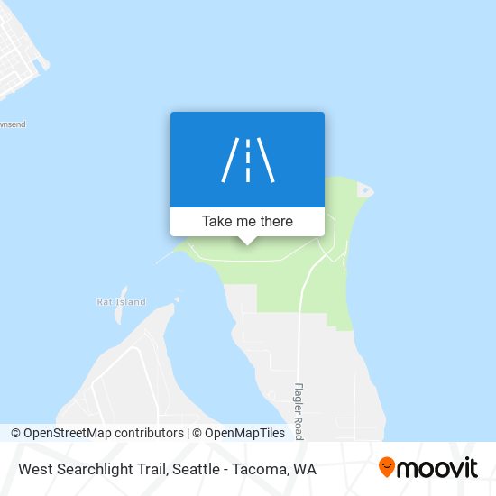 West Searchlight Trail map