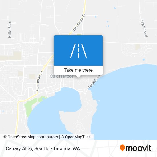 Canary Alley map