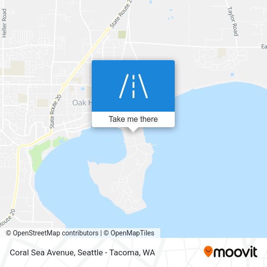 Coral Sea Avenue map