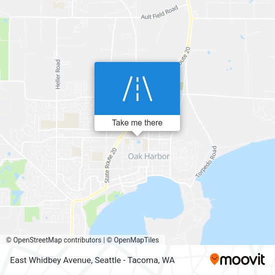 East Whidbey Avenue map