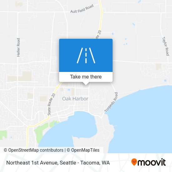 Northeast 1st Avenue map