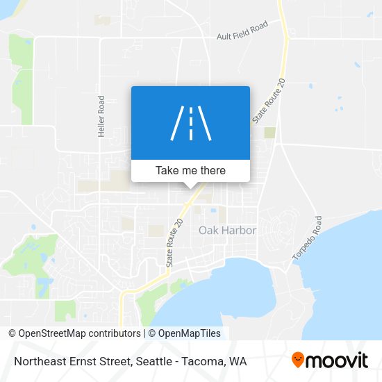 Northeast Ernst Street map