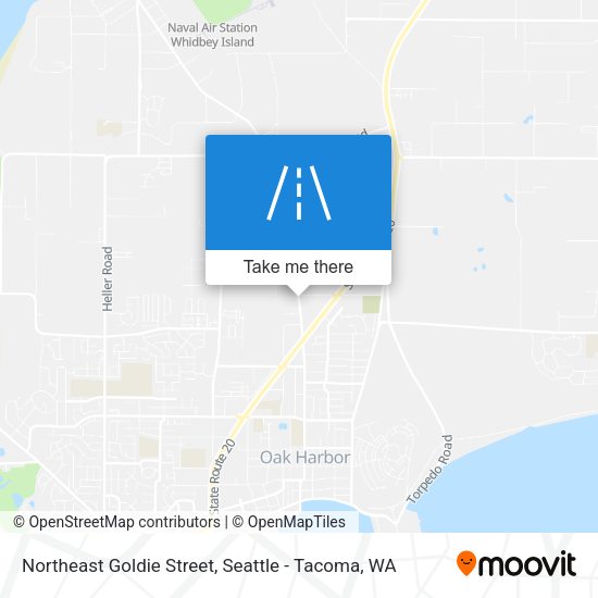 Mapa de Northeast Goldie Street