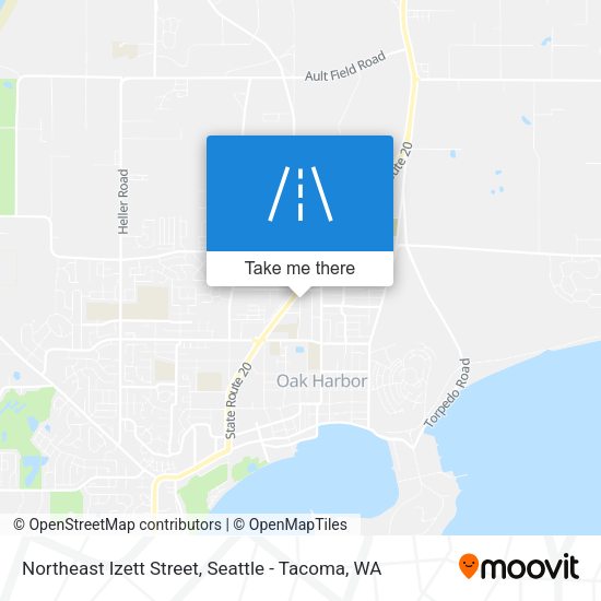 Mapa de Northeast Izett Street