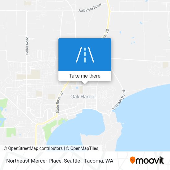 Northeast Mercer Place map