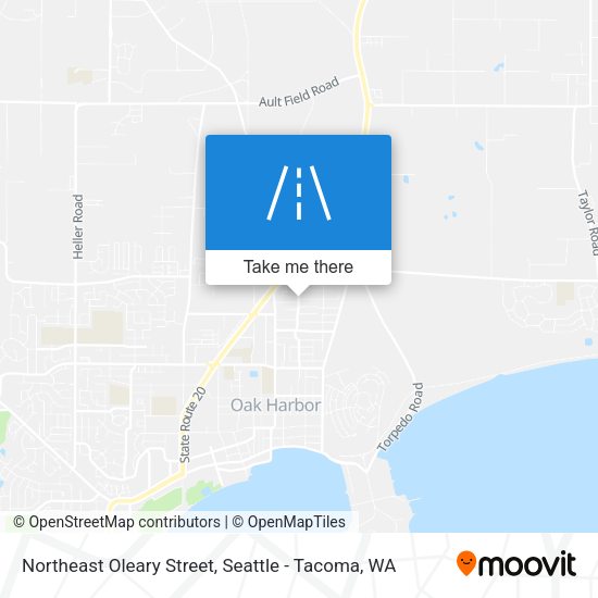 Northeast Oleary Street map