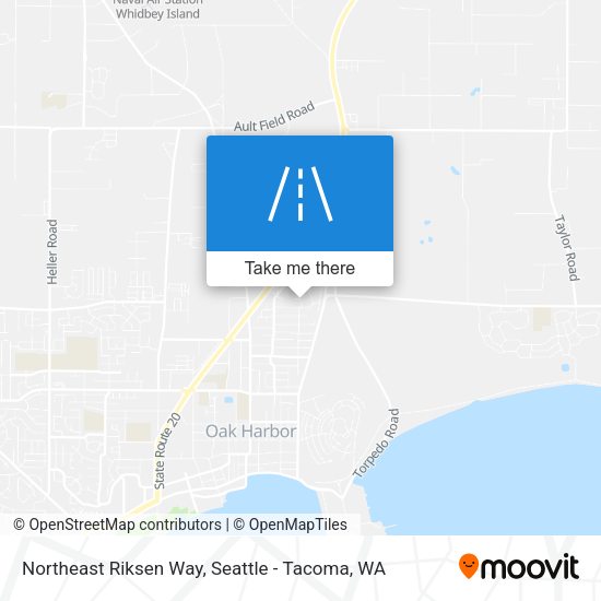 Northeast Riksen Way map