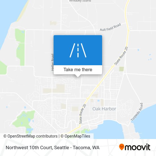 Mapa de Northwest 10th Court
