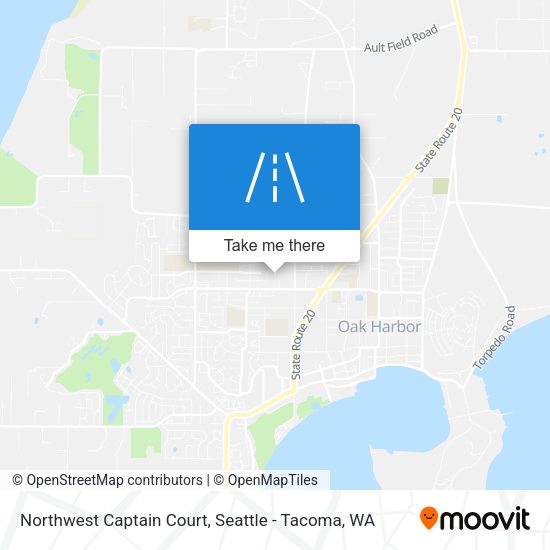 Northwest Captain Court map