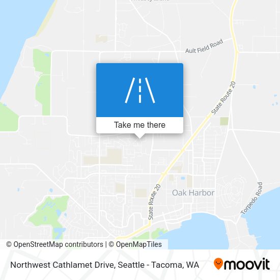 Northwest Cathlamet Drive map