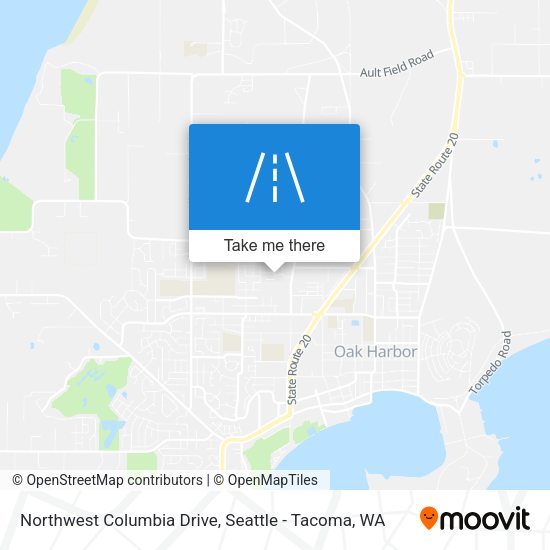 Northwest Columbia Drive map