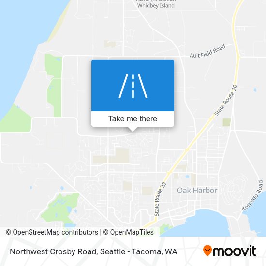 Mapa de Northwest Crosby Road