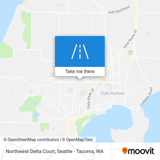 Northwest Delta Court map