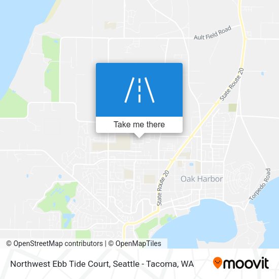Northwest Ebb Tide Court map