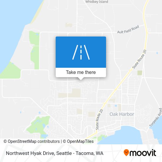 Northwest Hyak Drive map
