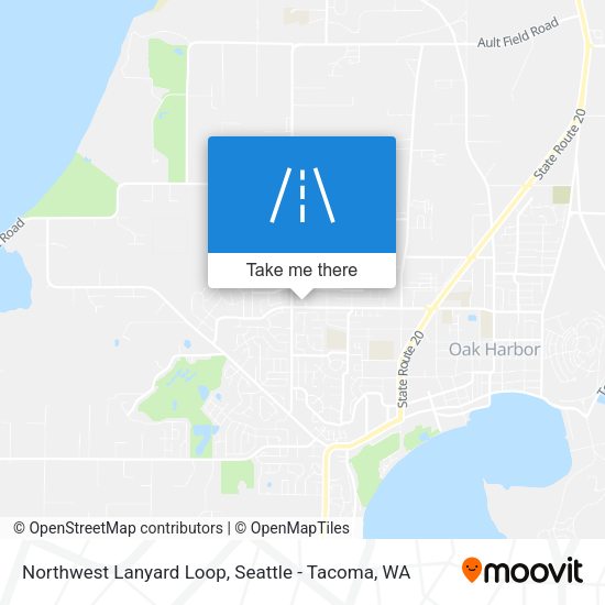 Northwest Lanyard Loop map