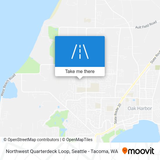 Northwest Quarterdeck Loop map