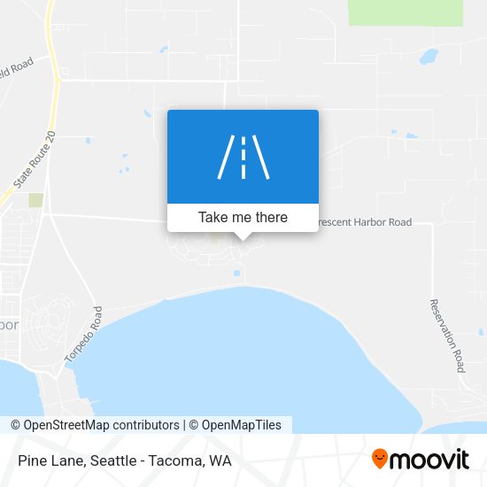 Mapa de Pine Lane