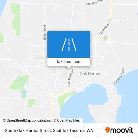 Mapa de South Oak Harbor Street