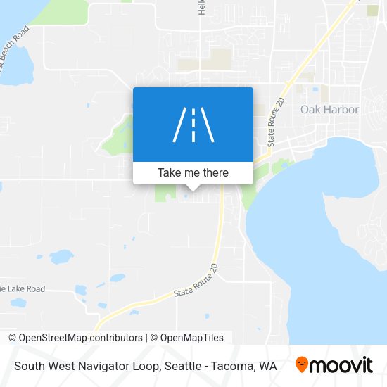 Mapa de South West Navigator Loop