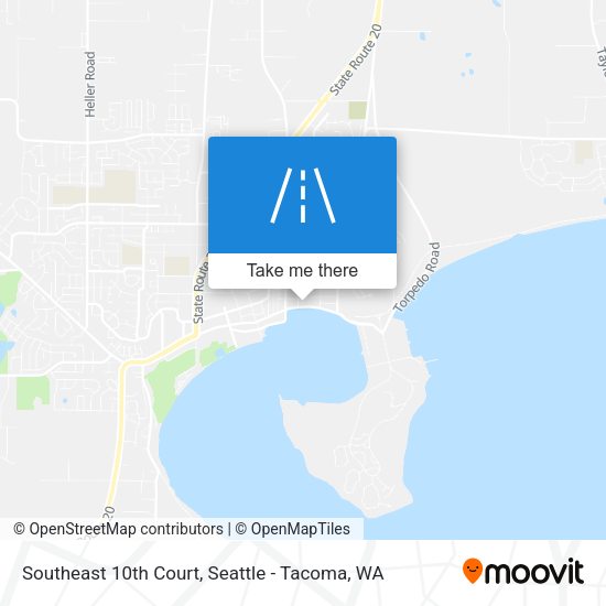 Southeast 10th Court map