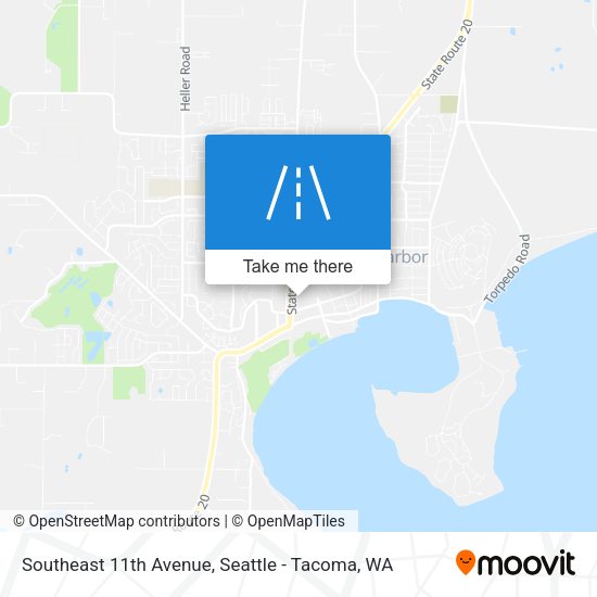 Southeast 11th Avenue map