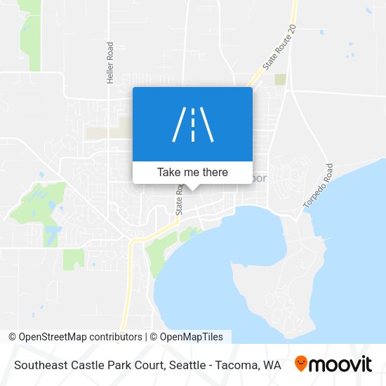 Southeast Castle Park Court map