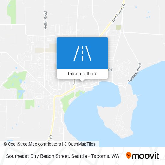 Mapa de Southeast City Beach Street