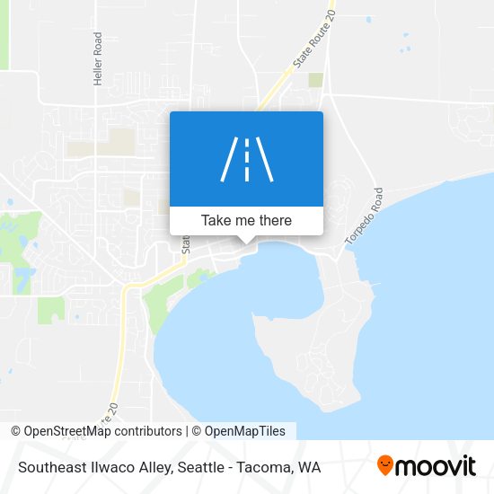 Mapa de Southeast Ilwaco Alley