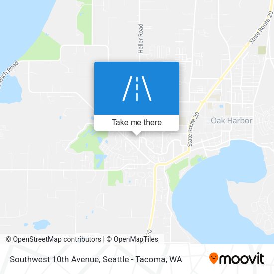 Mapa de Southwest 10th Avenue