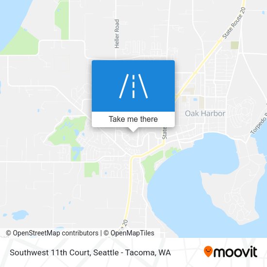 Southwest 11th Court map