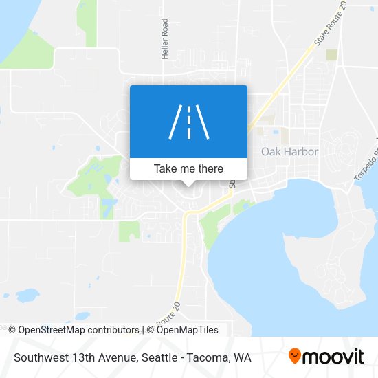 Mapa de Southwest 13th Avenue