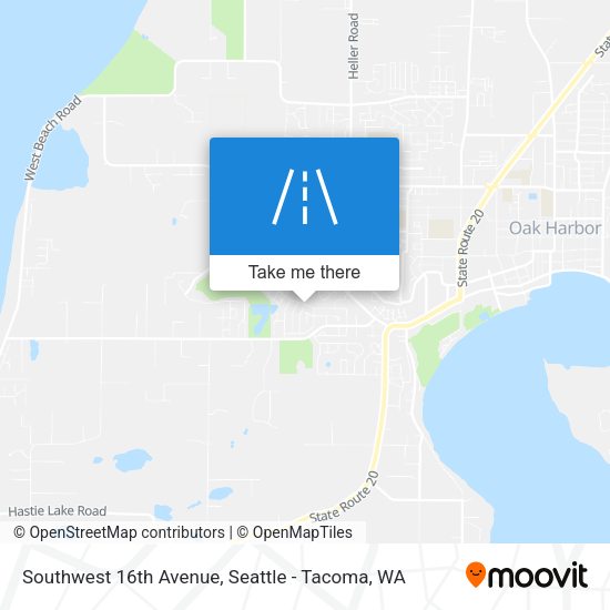 Southwest 16th Avenue map