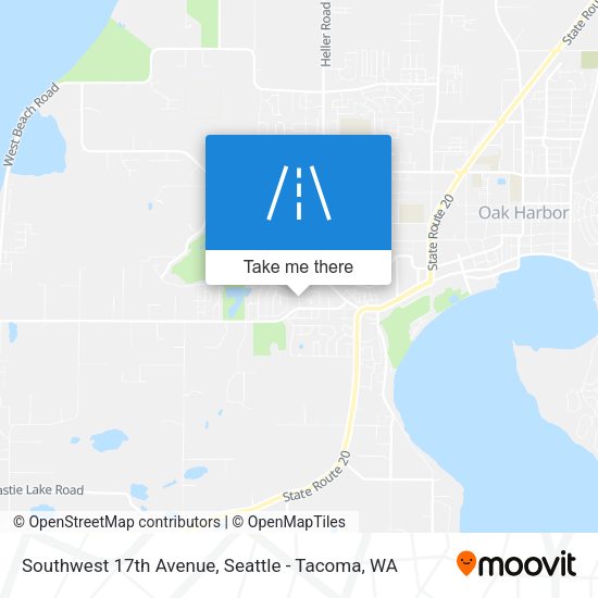Mapa de Southwest 17th Avenue
