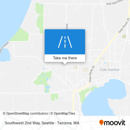 Southwest 2nd Way map