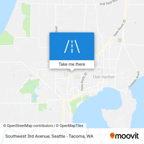 Southwest 3rd Avenue map
