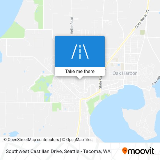 Southwest Castilian Drive map