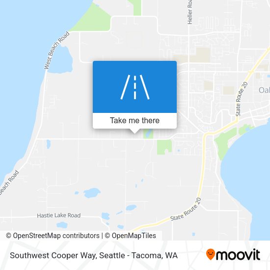 Southwest Cooper Way map
