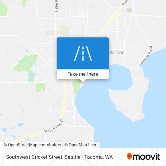 Southwest Cricket Street map