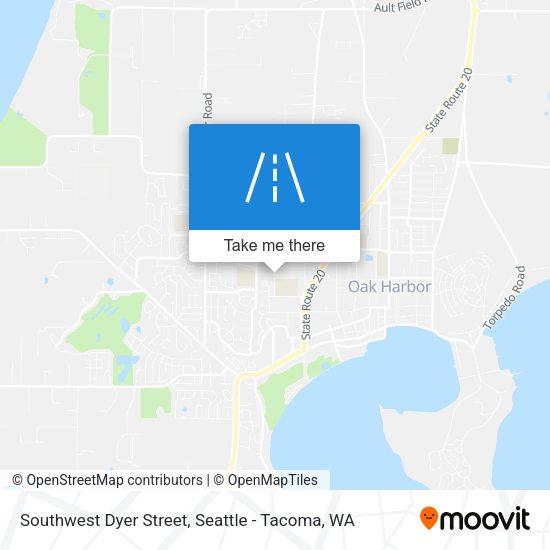 Southwest Dyer Street map