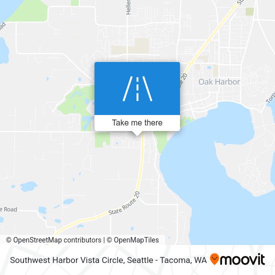 Southwest Harbor Vista Circle map