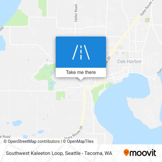 Southwest Kaleeton Loop map