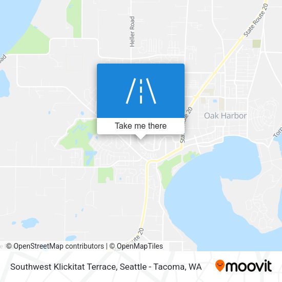 Mapa de Southwest Klickitat Terrace