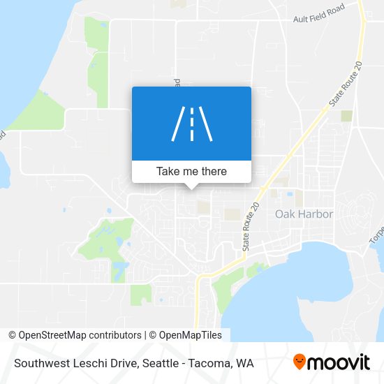 Southwest Leschi Drive map