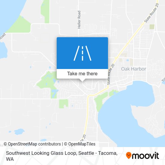 Southwest Looking Glass Loop map