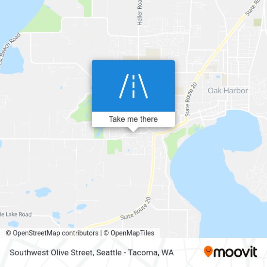 Mapa de Southwest Olive Street