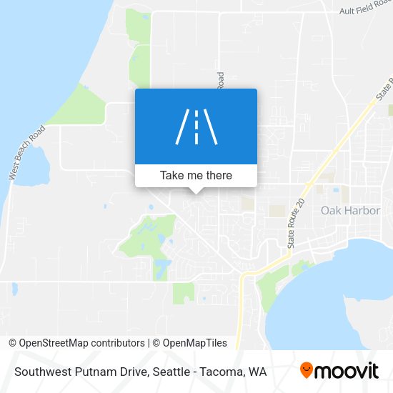 Mapa de Southwest Putnam Drive